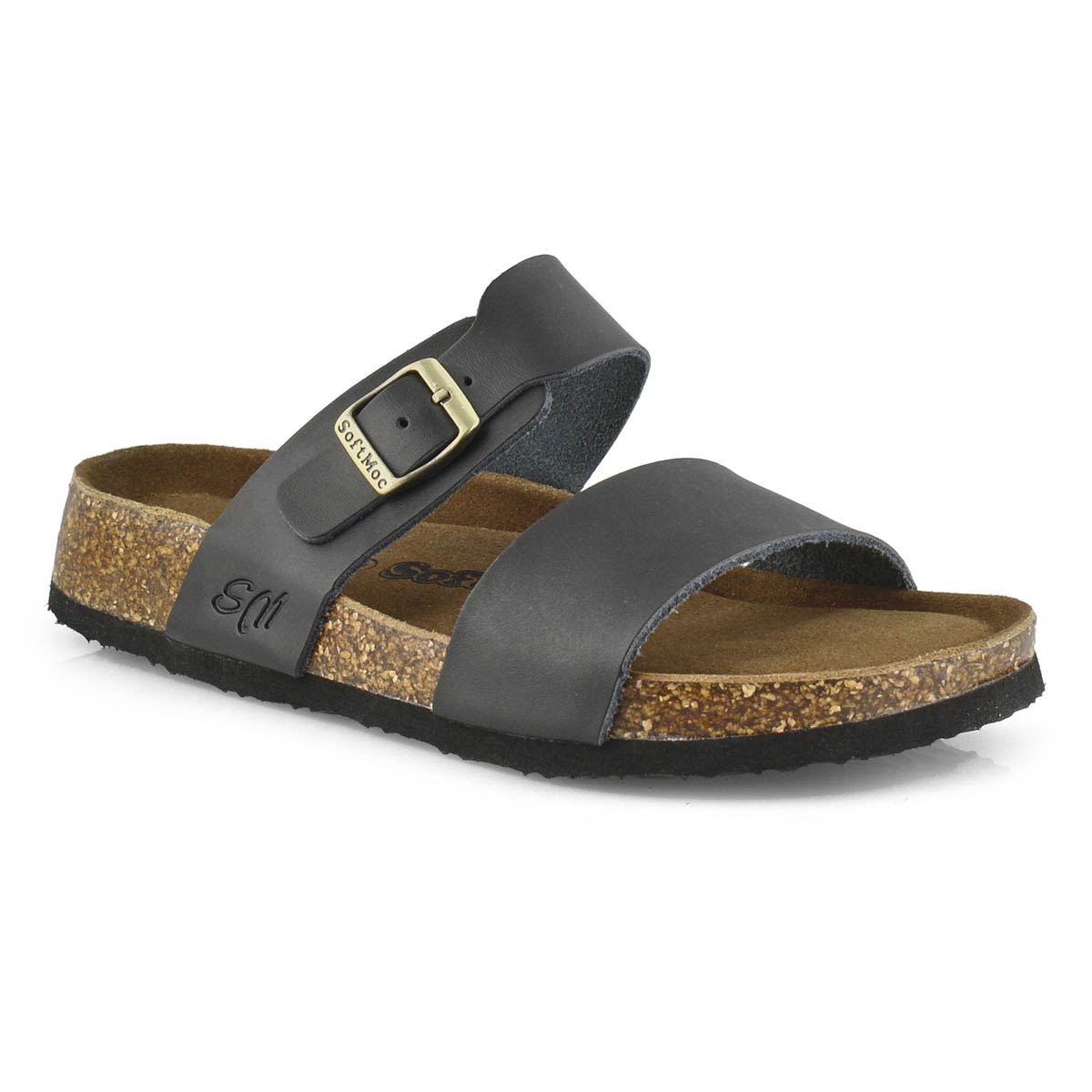 Women's ARIANNA 5 black memory foam slide sandals