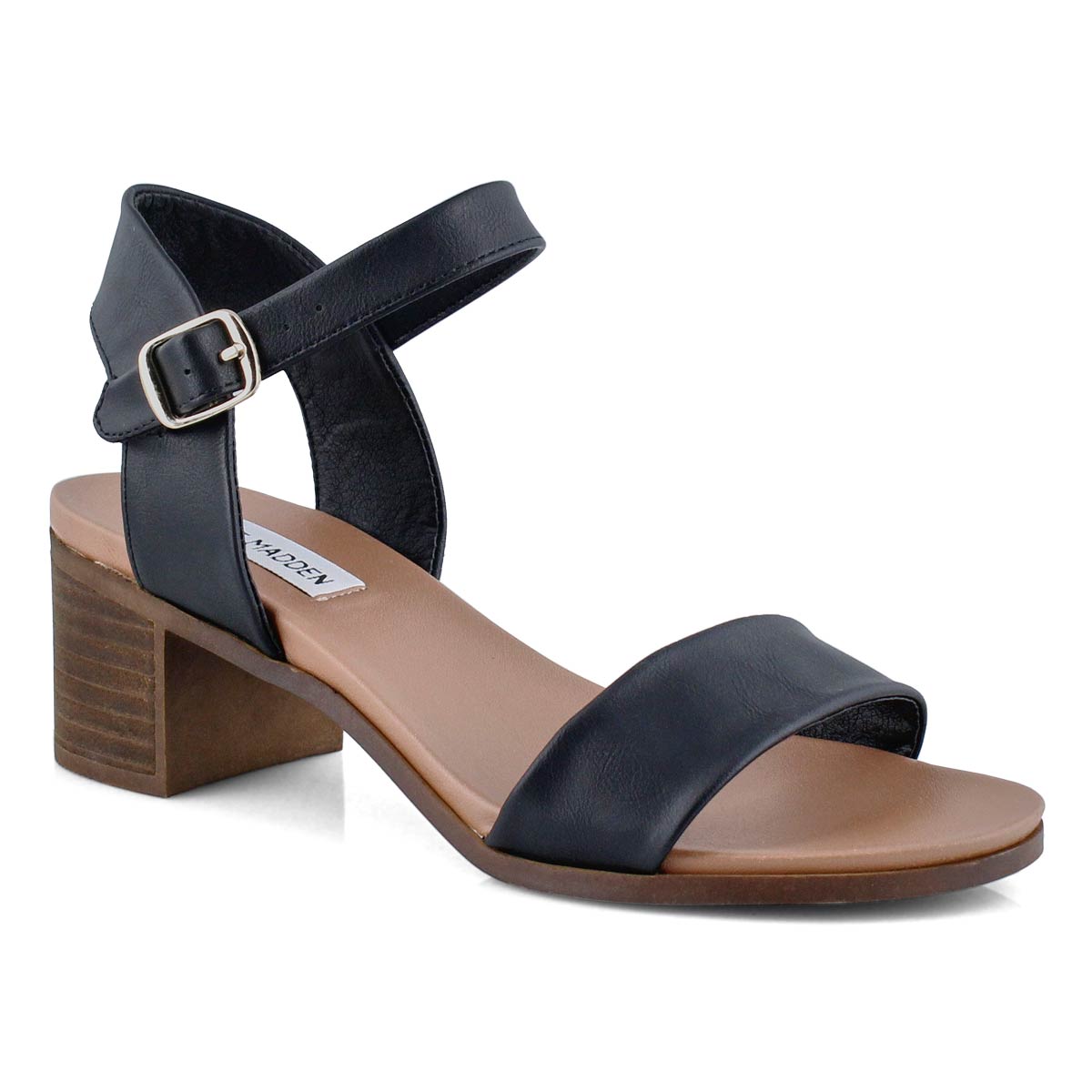 Lds August black dress sandal