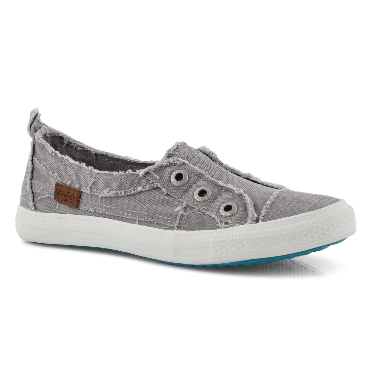 Lds Aussie grey slip on fashion sneakers