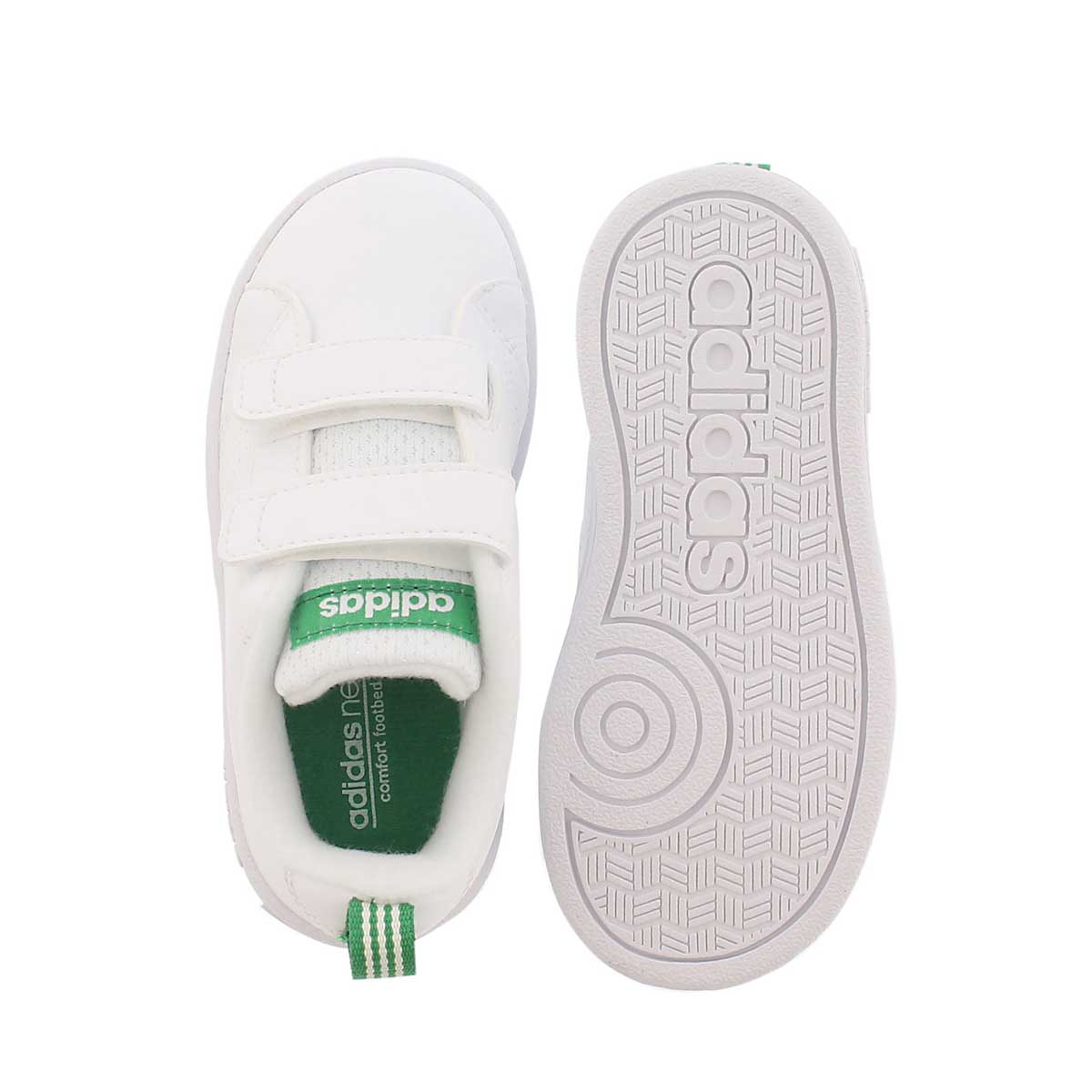 Infs-b Advantage Clean CMF wht/grn snkr