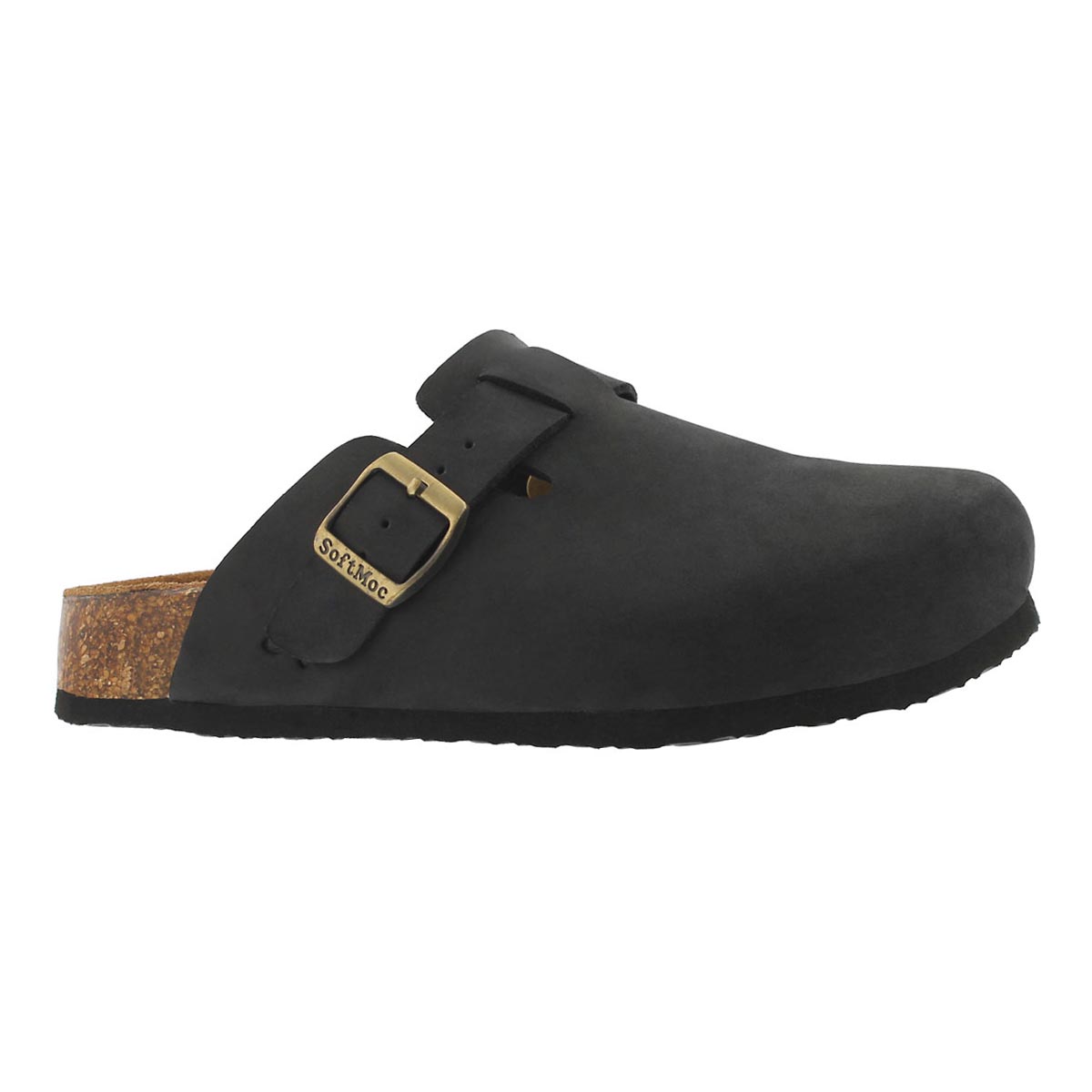 Women's AYR 5 black memory foam casual clogs