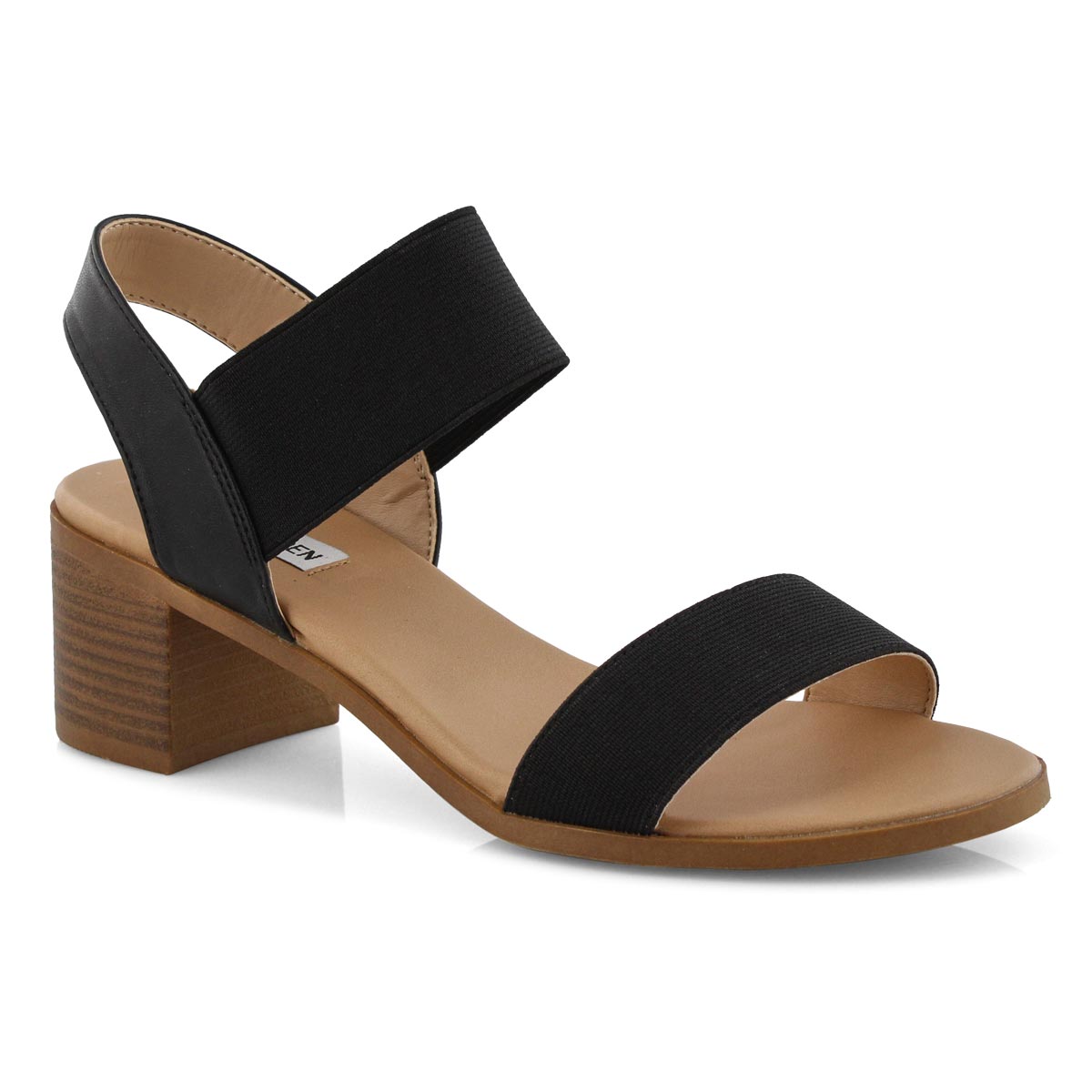 Lds Azzie black wedge sandal