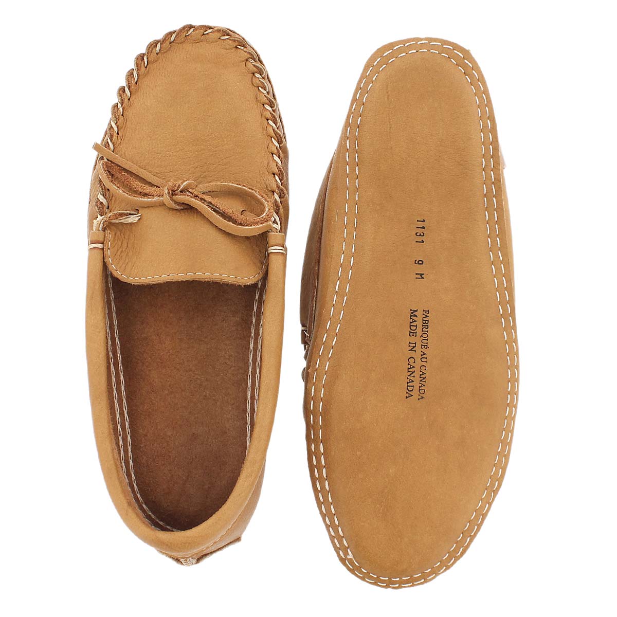 Mns cork double sole moosehide moc