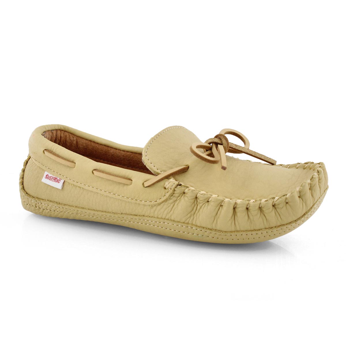 cream moccasins