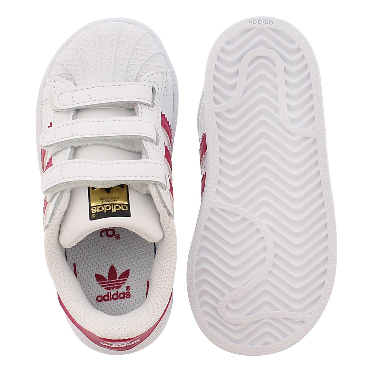 Infs Superstar wht/pnk sneaker