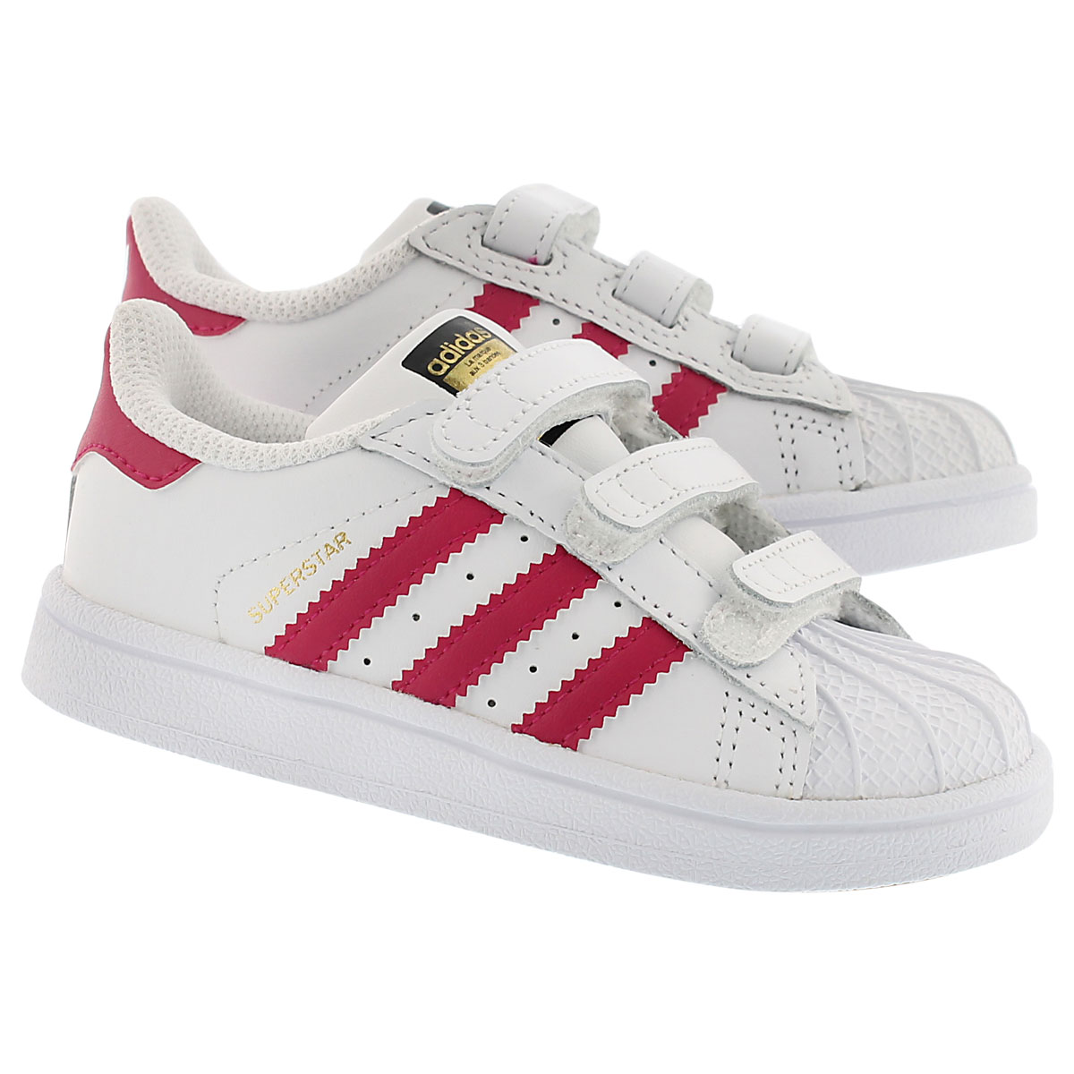 Infs Superstar wht/pnk sneaker