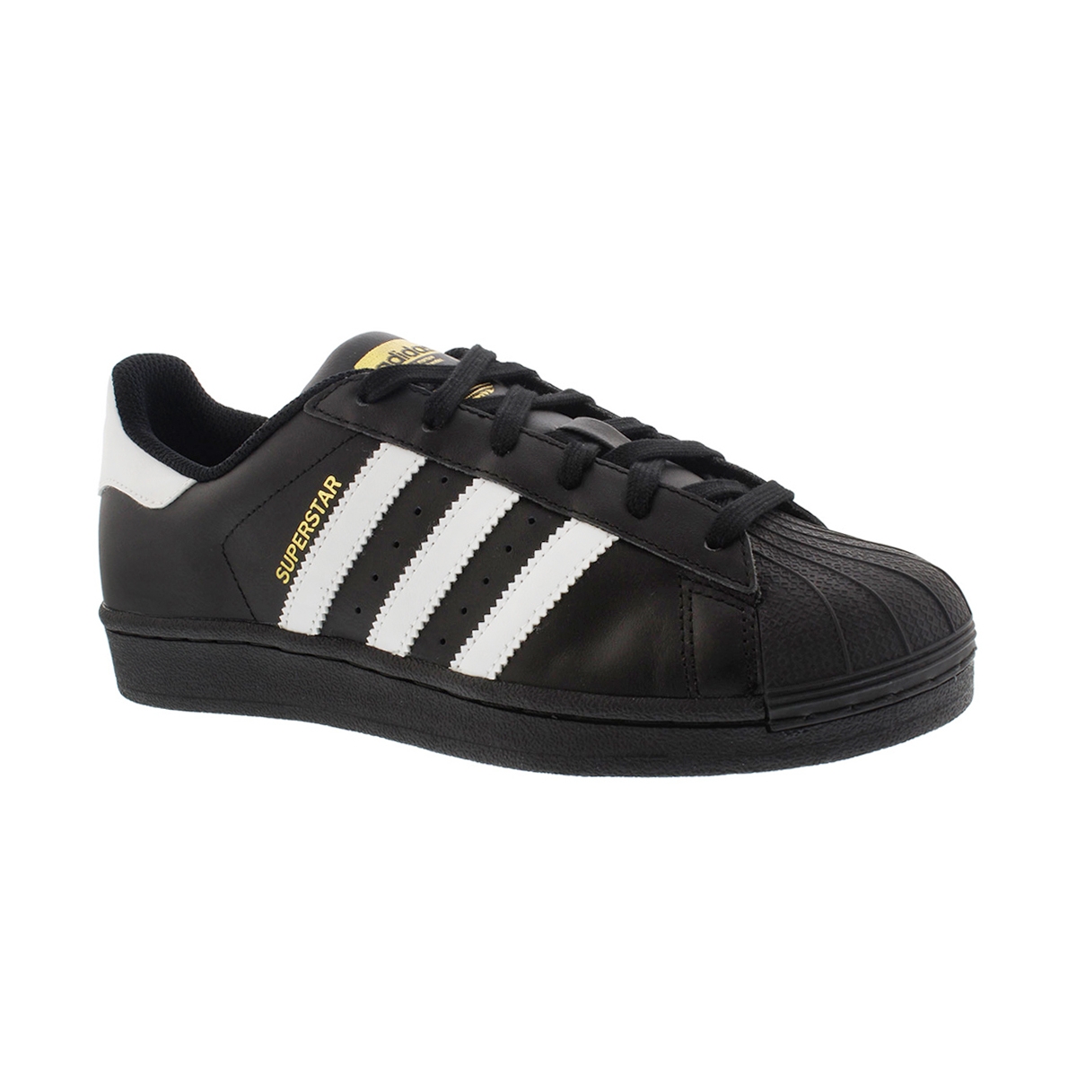 Bys Superstar blk/wht lace up sneaker