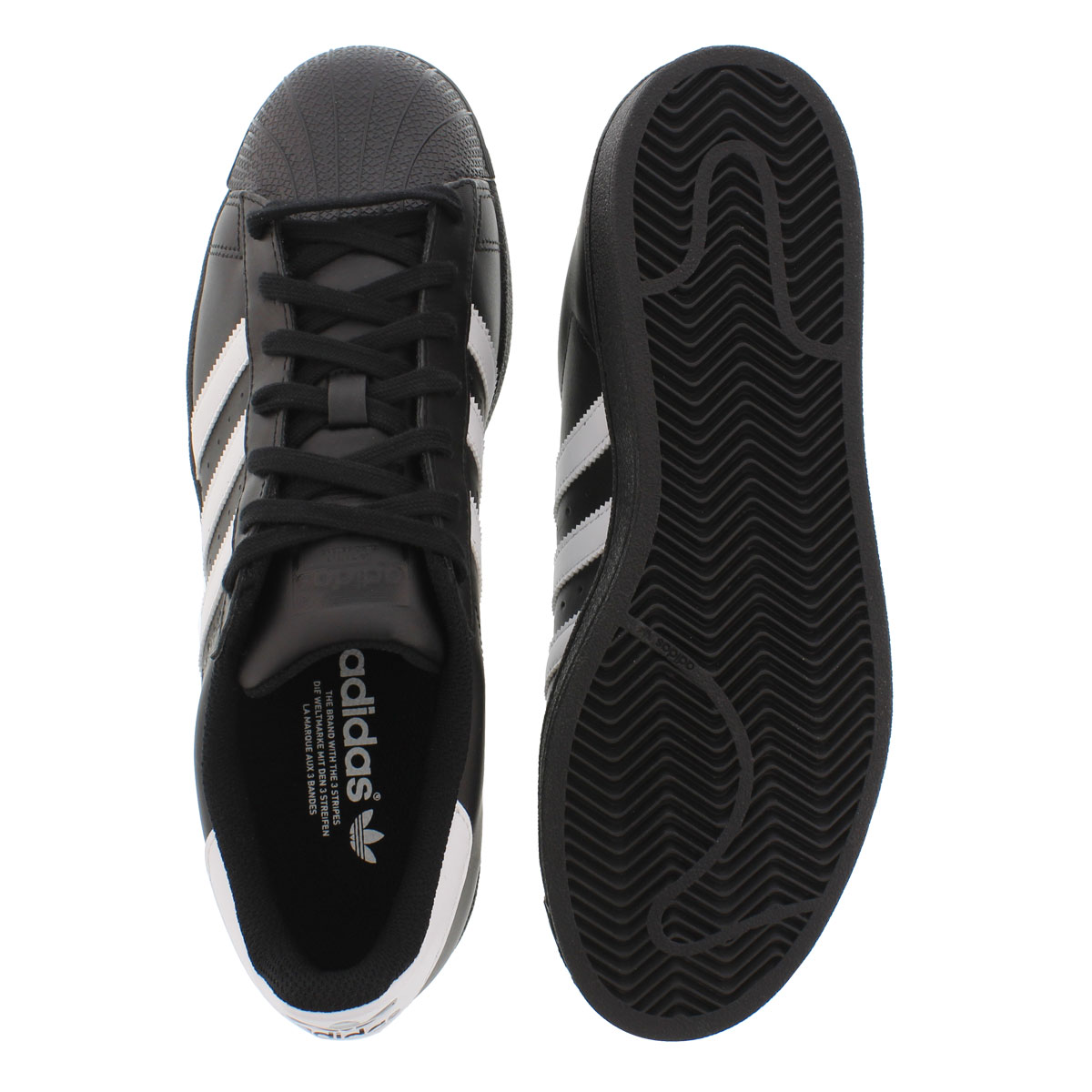 Espadrilles Superstar, noir/blanc, hom