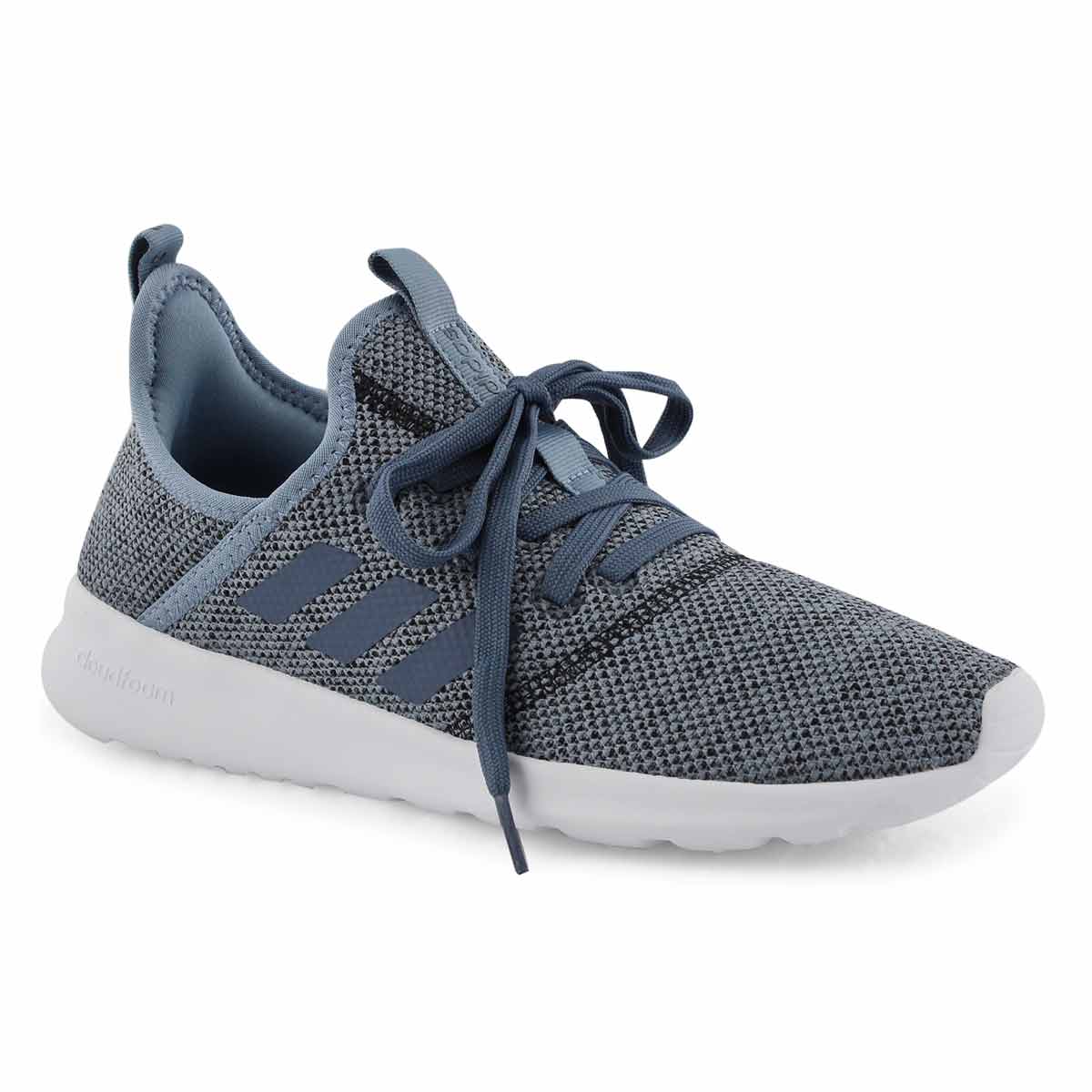 Lds Cloudfoam Pure gry/blk running shoe