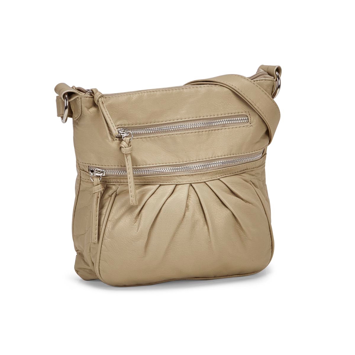 Lds chalk pearlized large crossbody bag