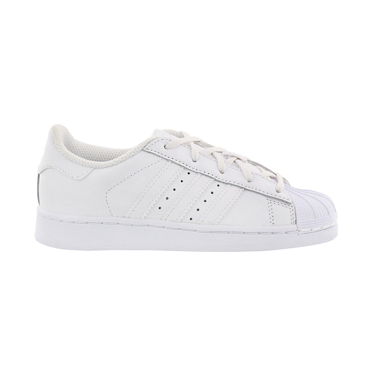 Chlds Superstar white lace up
