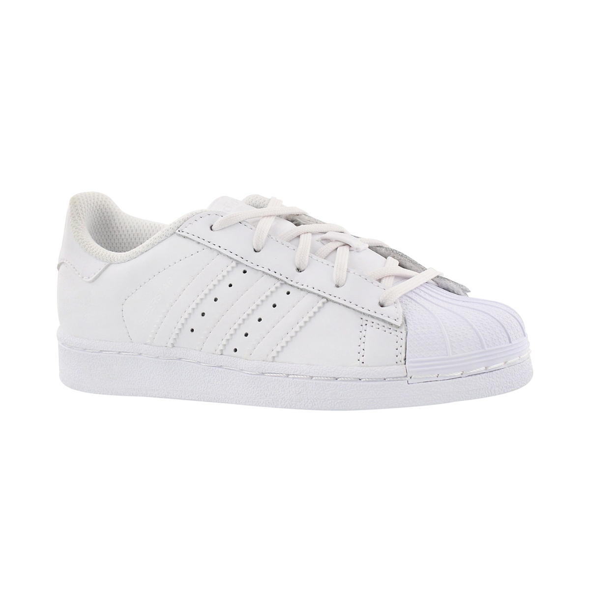 Chlds Superstar white lace up