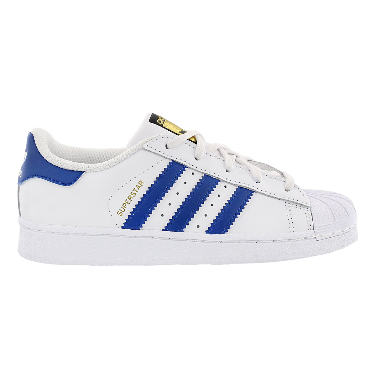 Bys Superstar wht/blue sneaker