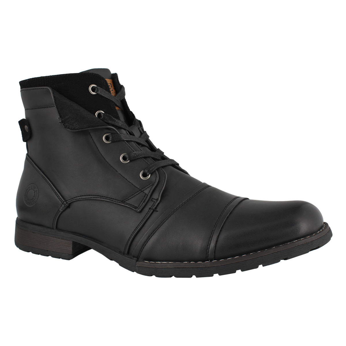 Mns Baker black lace up ankle boot