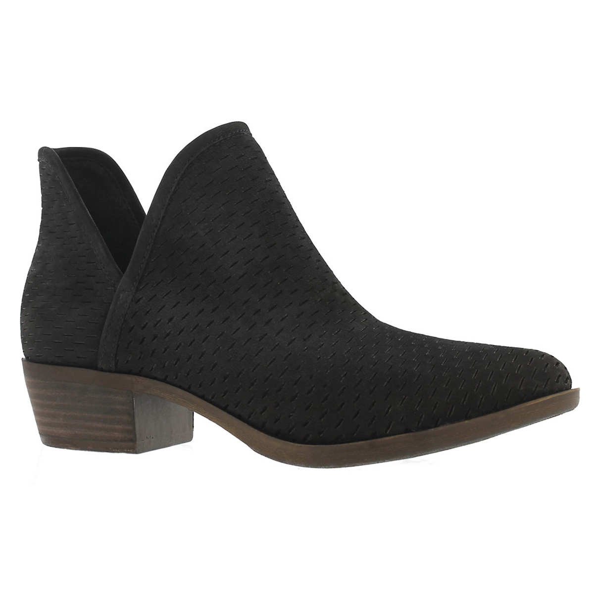 Women's BALEY black slip on booties