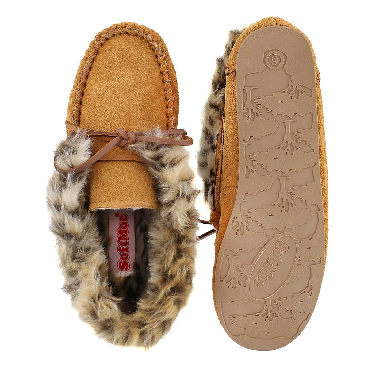 Lds Bali Hi chestnut suede moc bootie