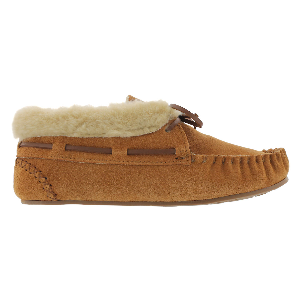 Lds Bali Hi Plain chestnut moc bootie