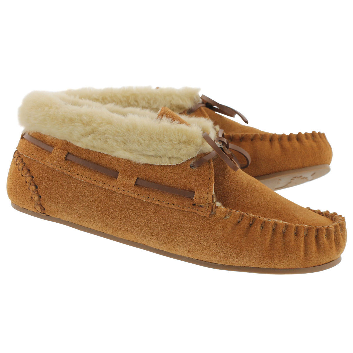 Lds Bali Hi Plain chestnut moc bootie