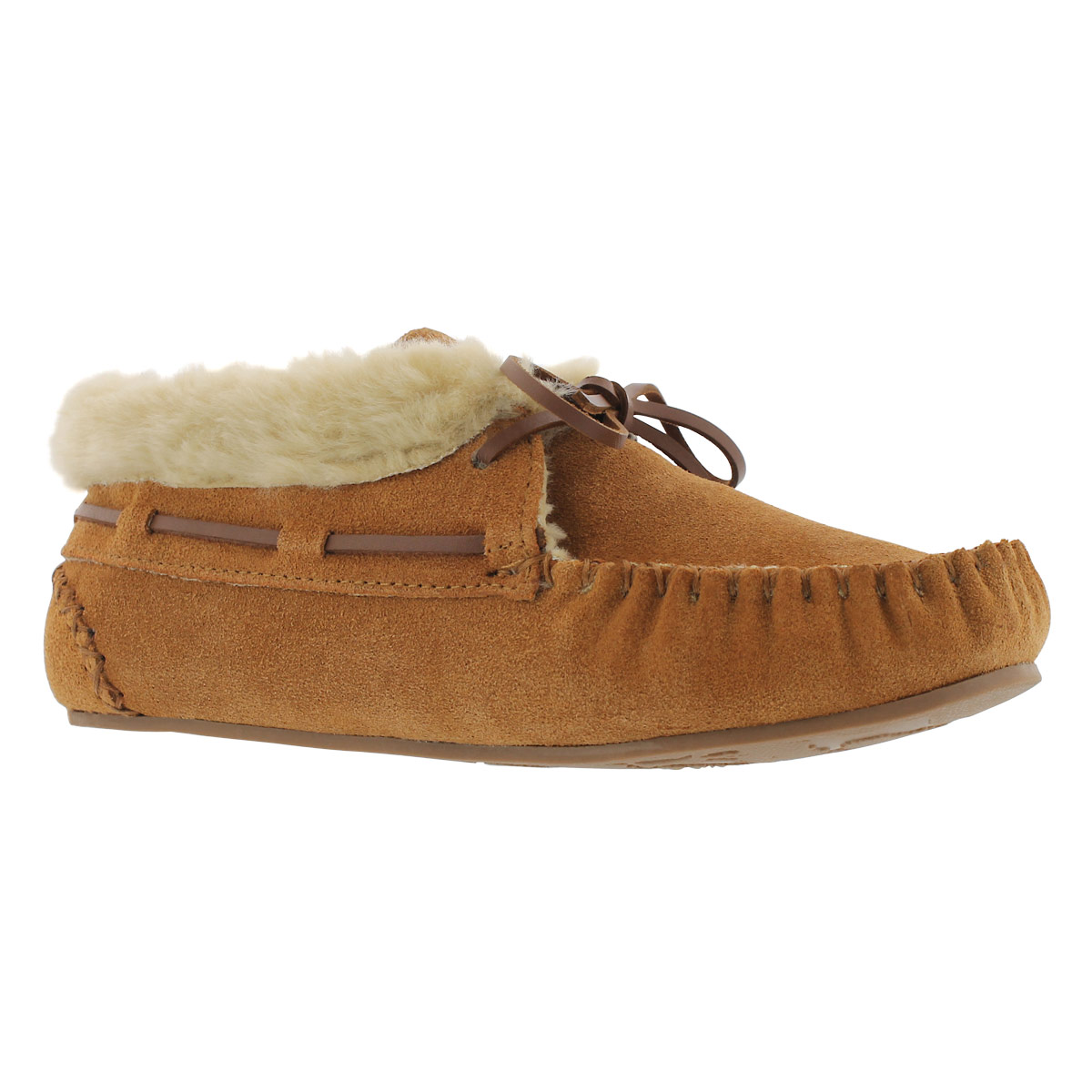 Lds Bali Hi Plain chestnut moc bootie