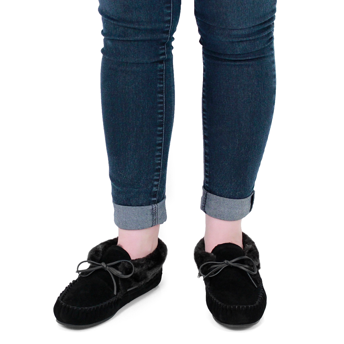 Lds Bali Hi Plain black/black moc bootie
