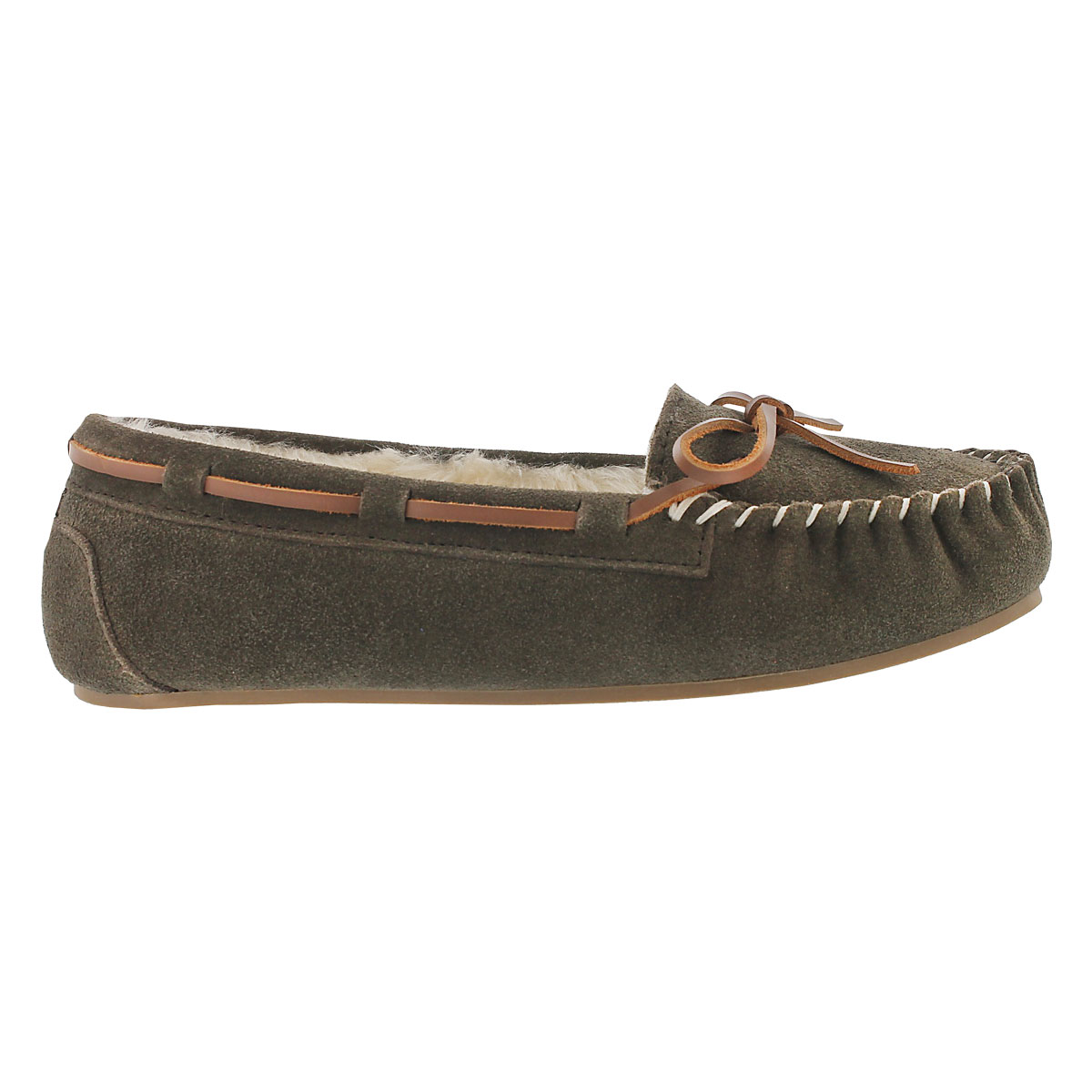 Lds Bali II birch suede ballerina moc