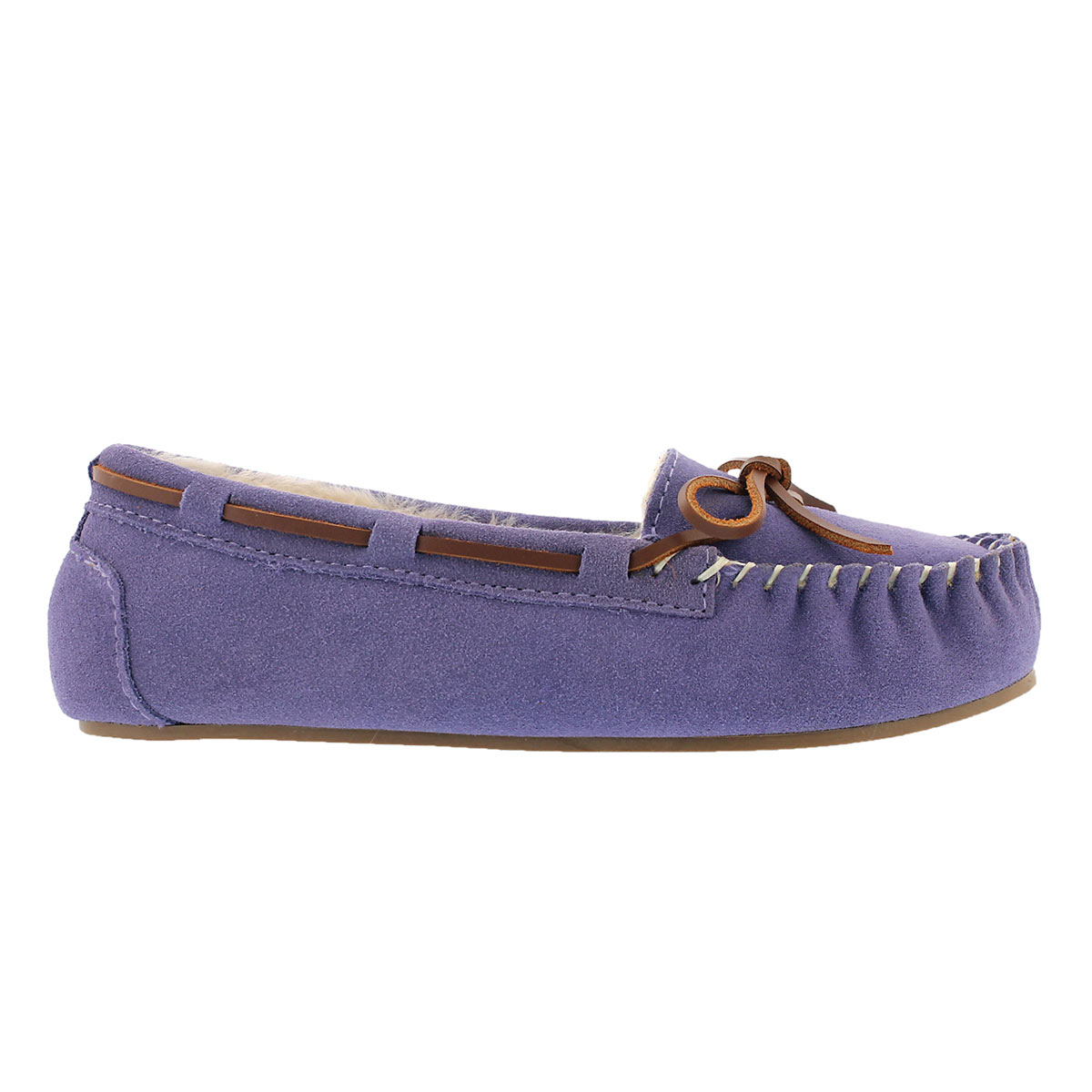 Lds Bali II lavender suede ballerina moc