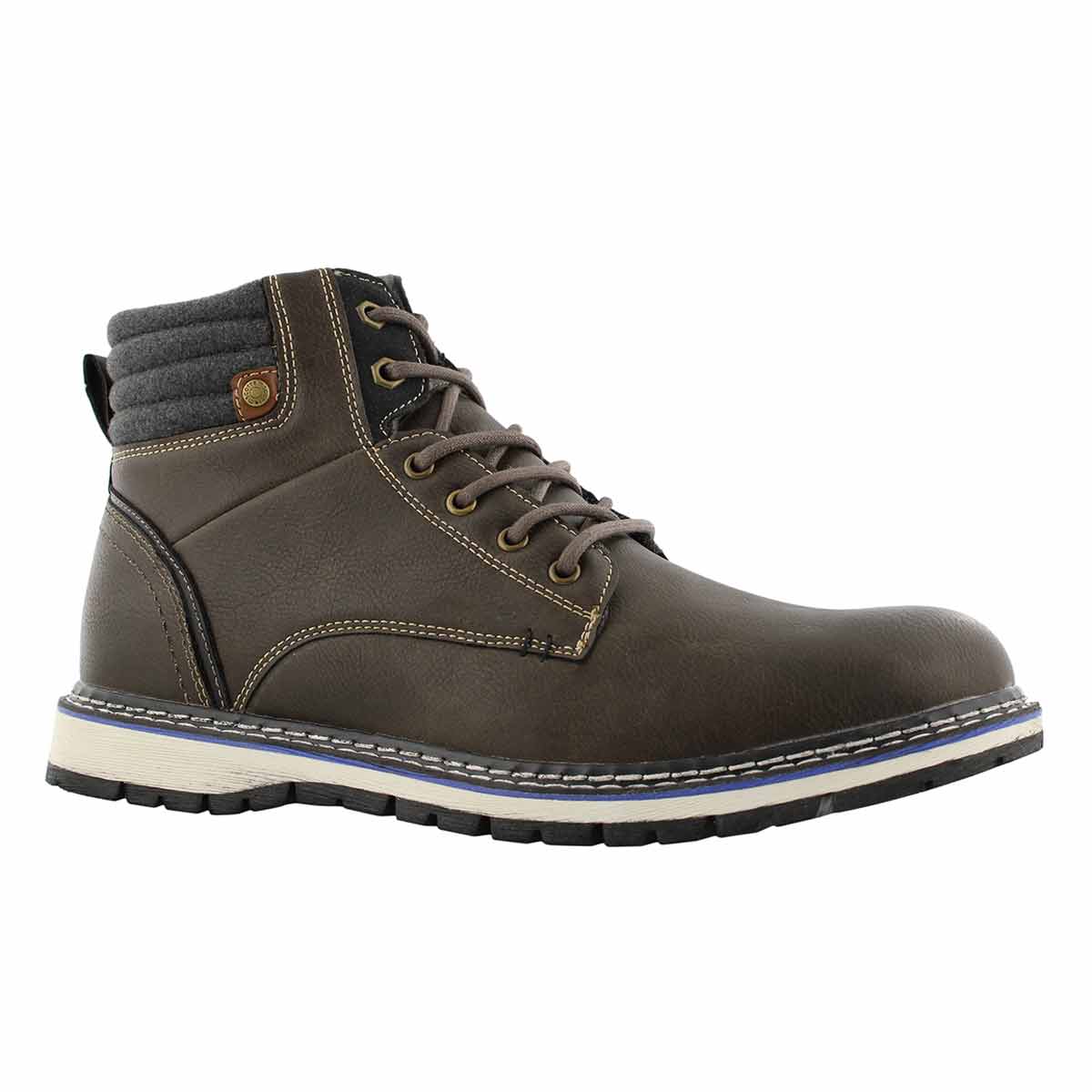 Mns Ballard grey lace up ankle boot