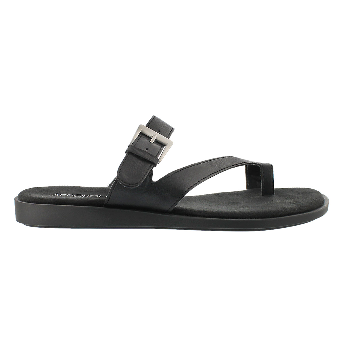 Lds Band Master black toe loop sandal