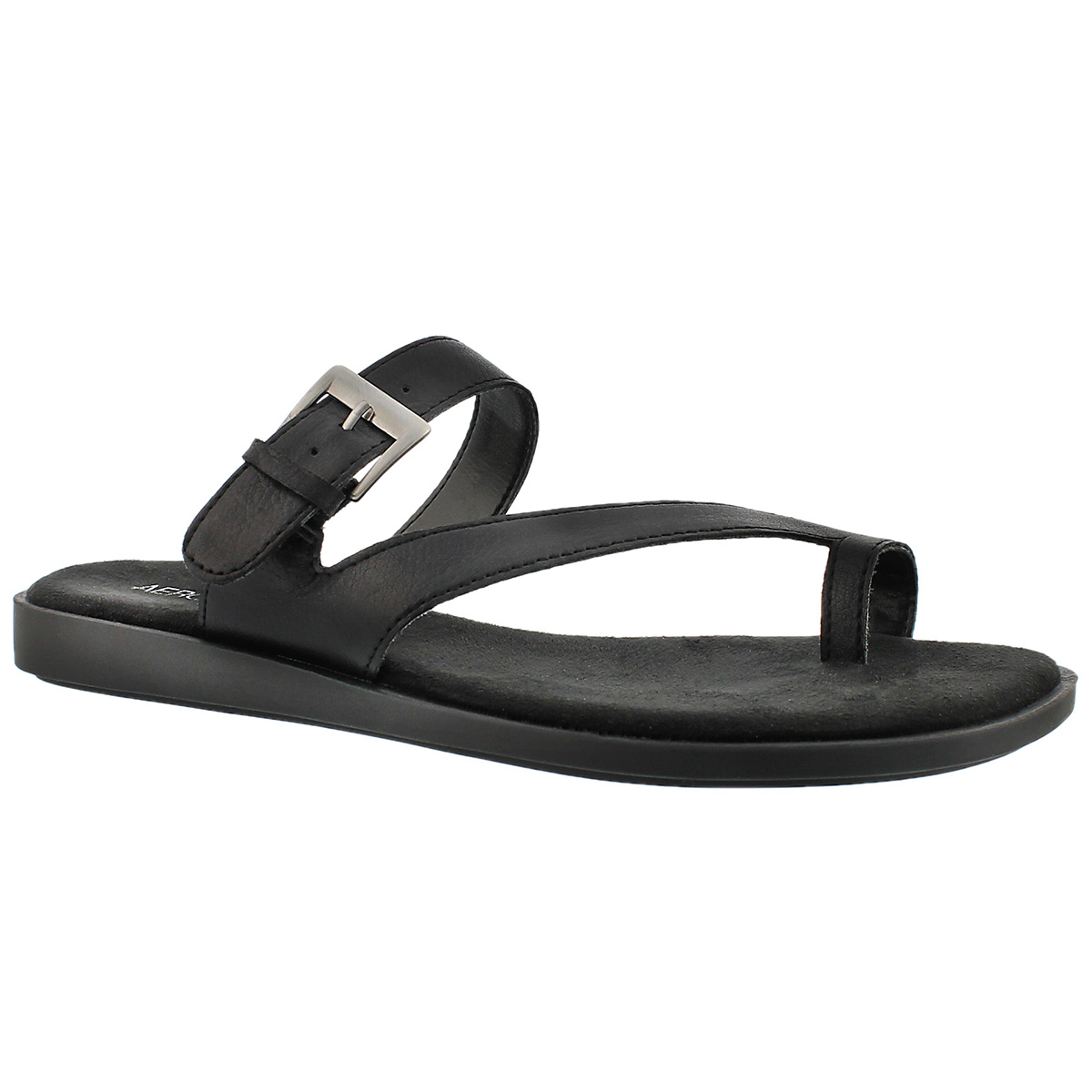 Lds Band Master black toe loop sandal
