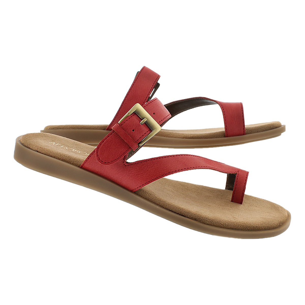 Lds Band Master red toe loop sandal
