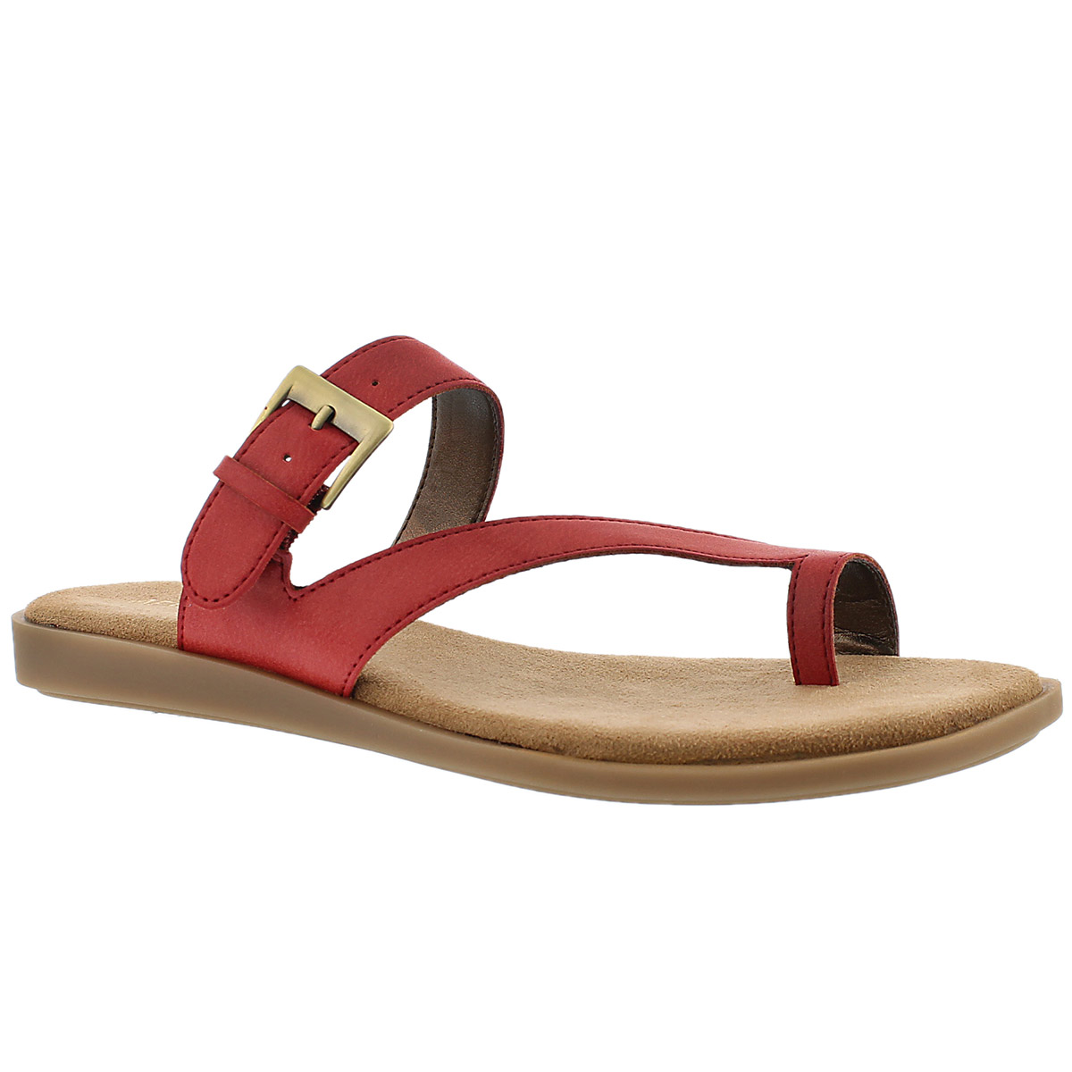 Lds Band Master red toe loop sandal