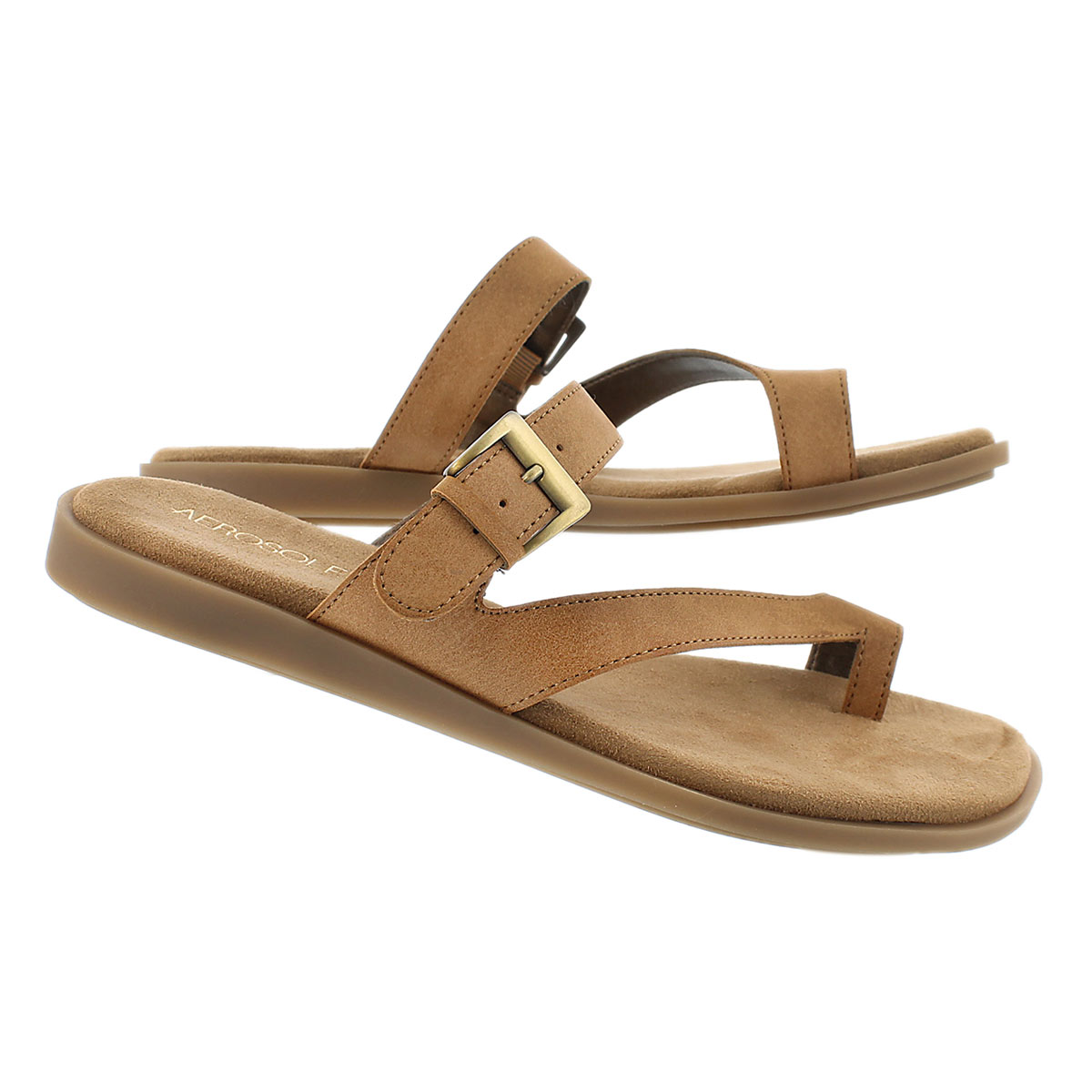 Lds Band Master tan toe loop sandal