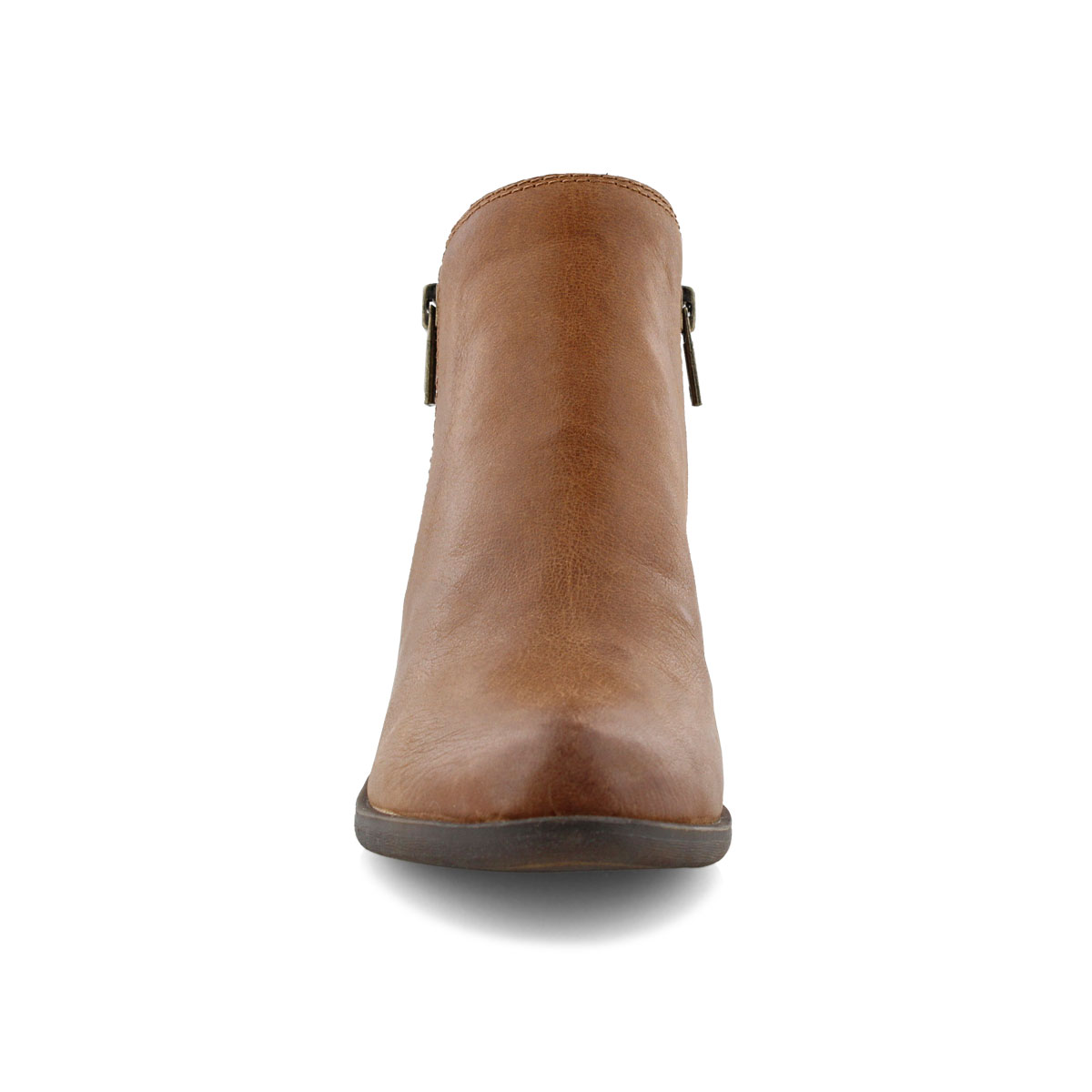 Lds Basel toffee zip up casual bootie