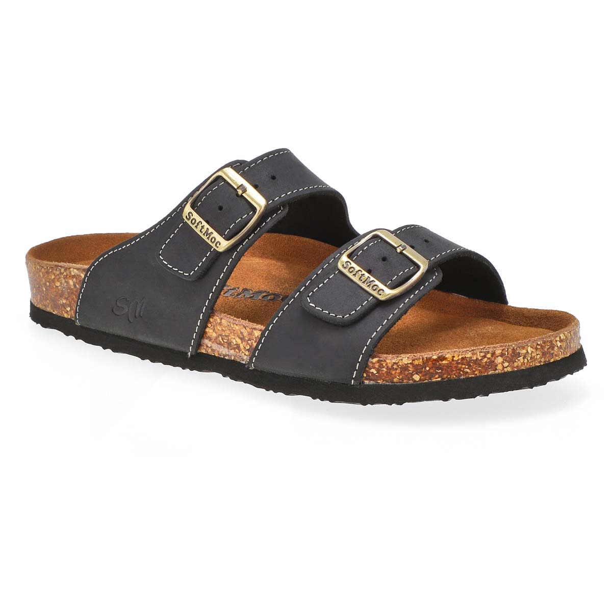 SoftMoc Men's Baz Cork Footbed Slide Sandal