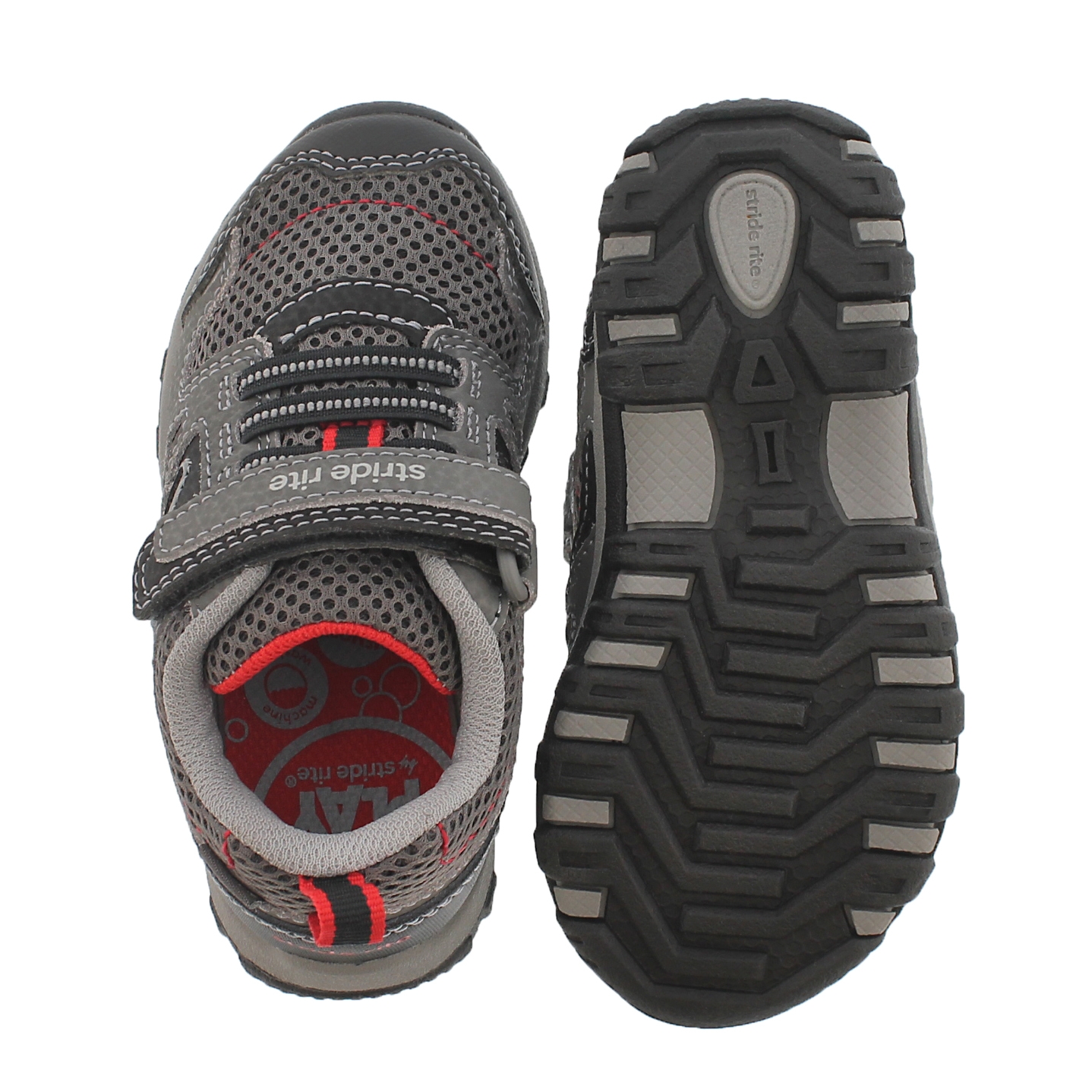 Infs M2P Artin grey hook & loop sneaker