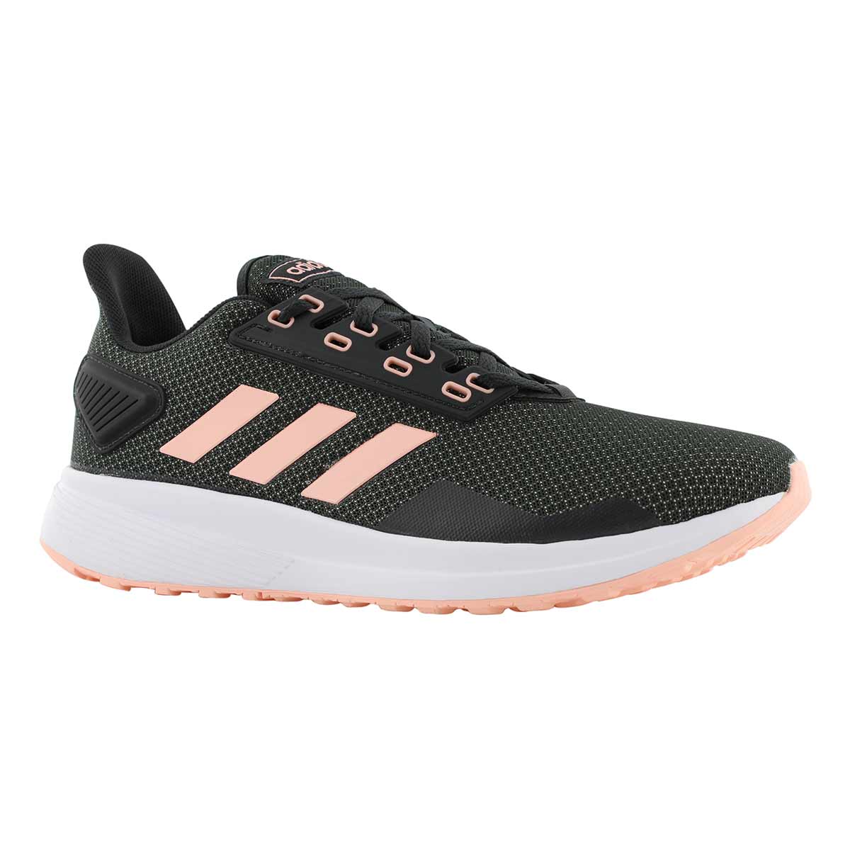 Lds Duramo 9 blk/peach running shoe