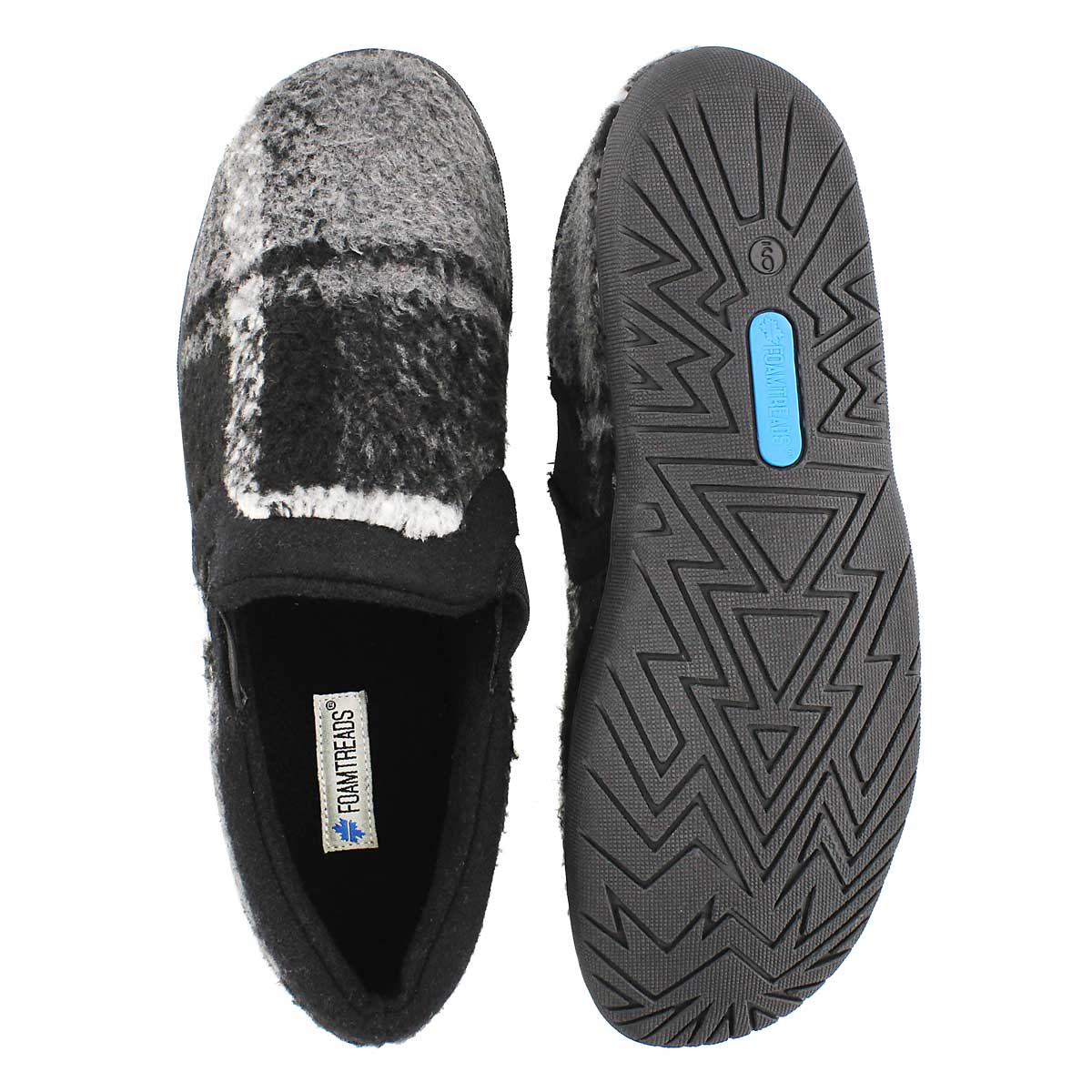 Mns Beaumont black closed back slipper