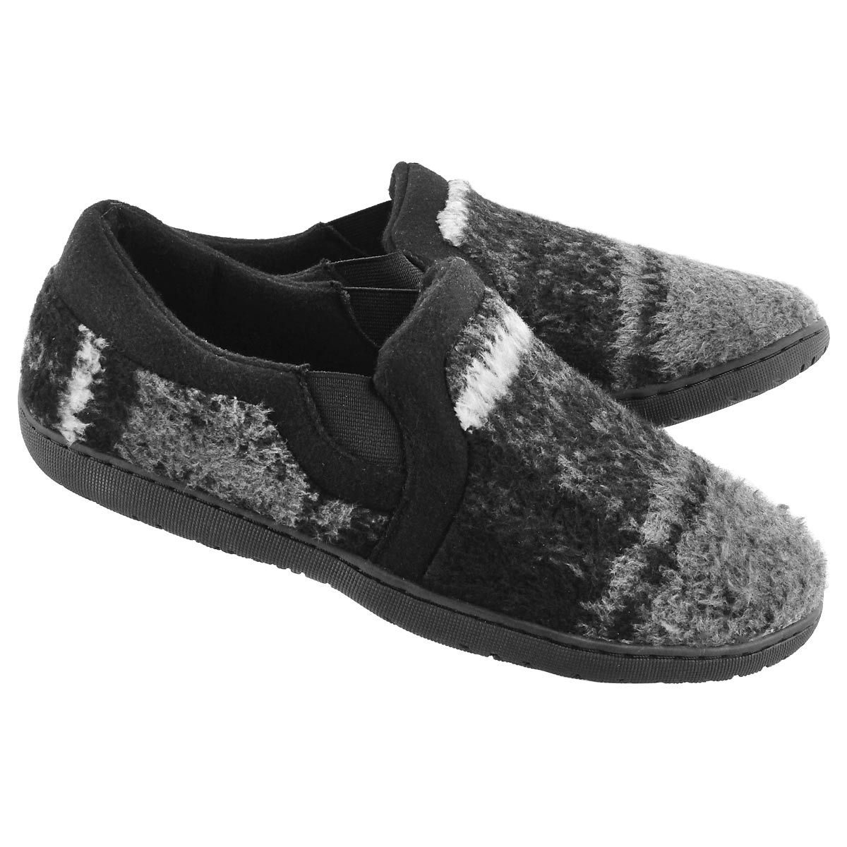 Mns Beaumont black closed back slipper