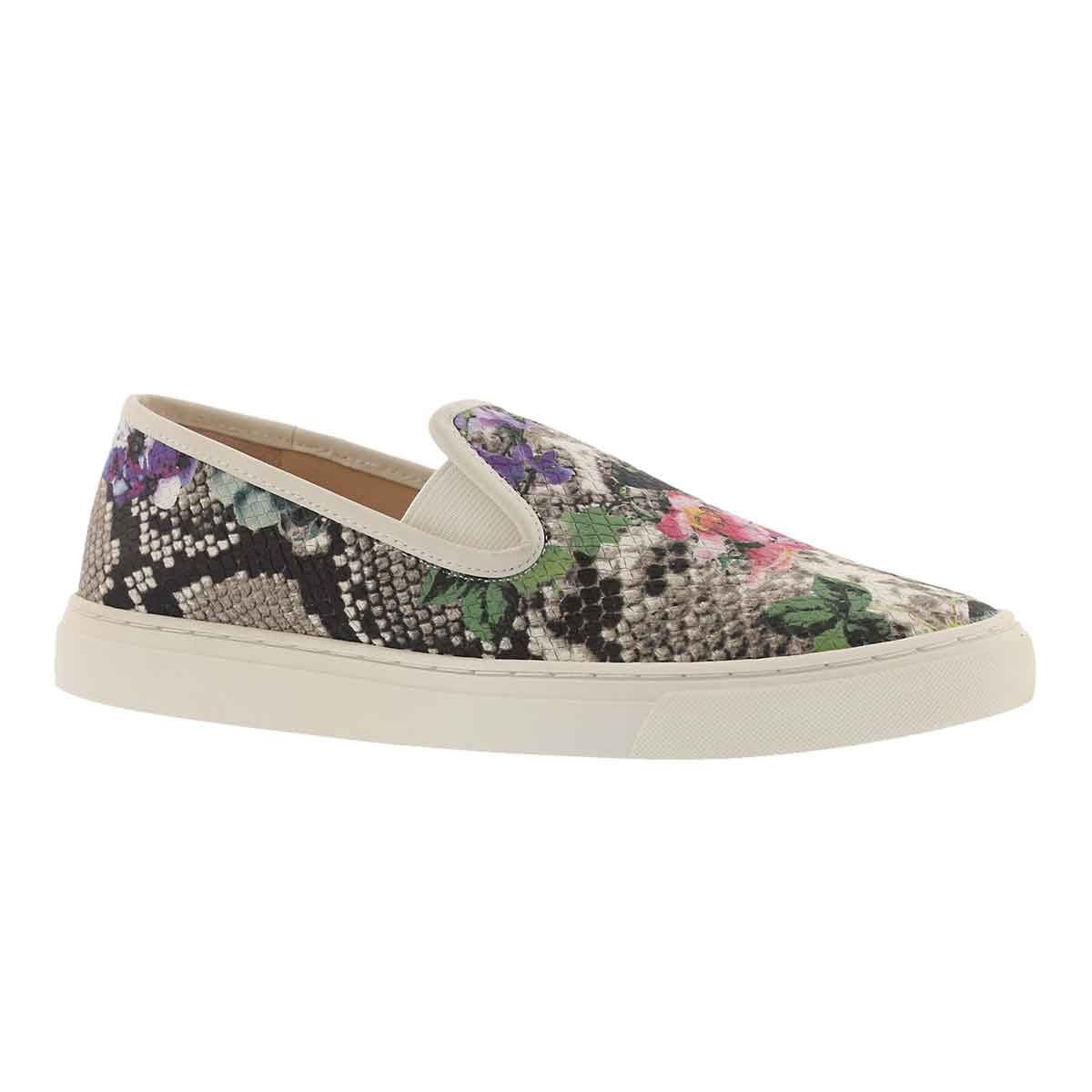 Women's BECKER multi colour casual slip on shoe