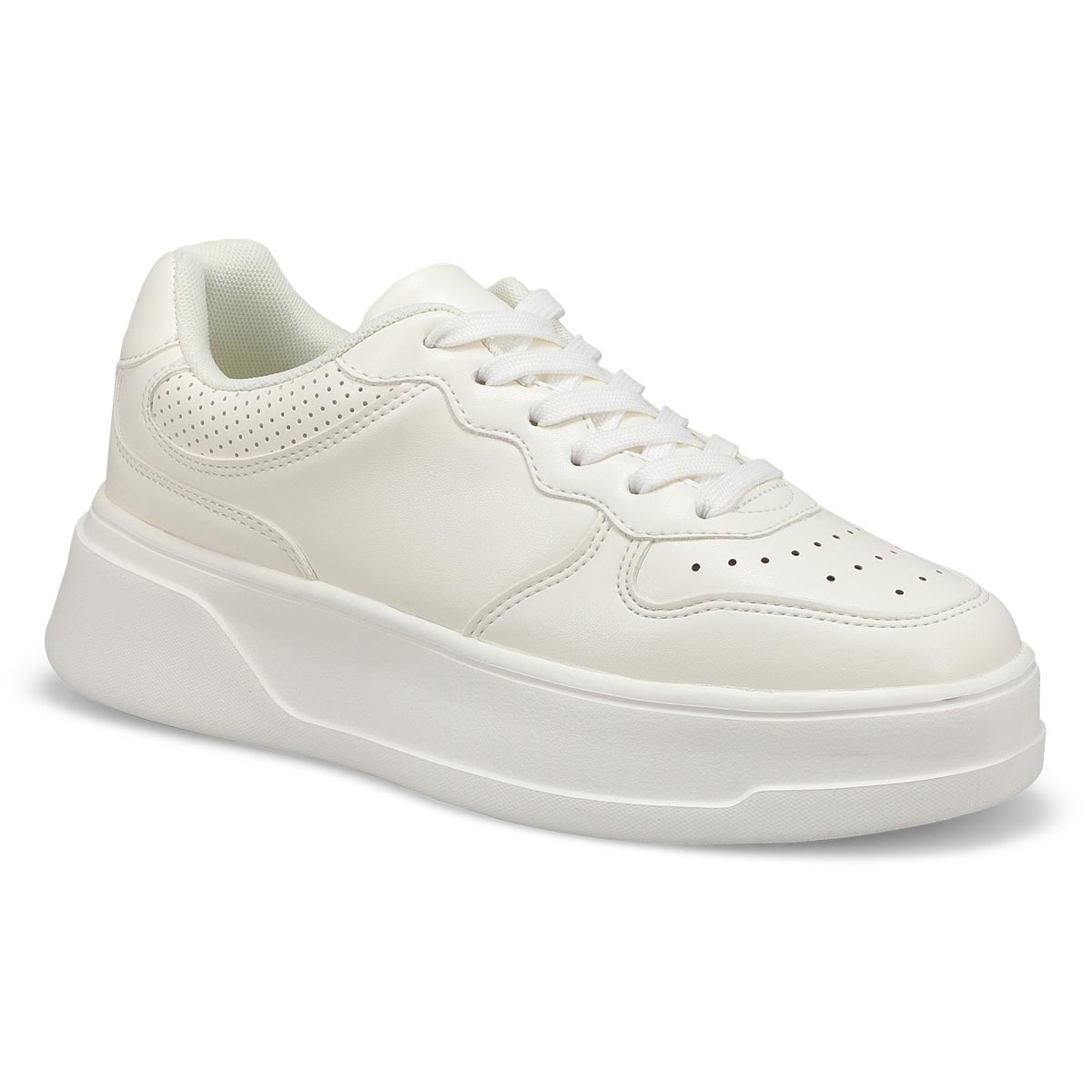 Womens Becket Lace Up Sneaker - White