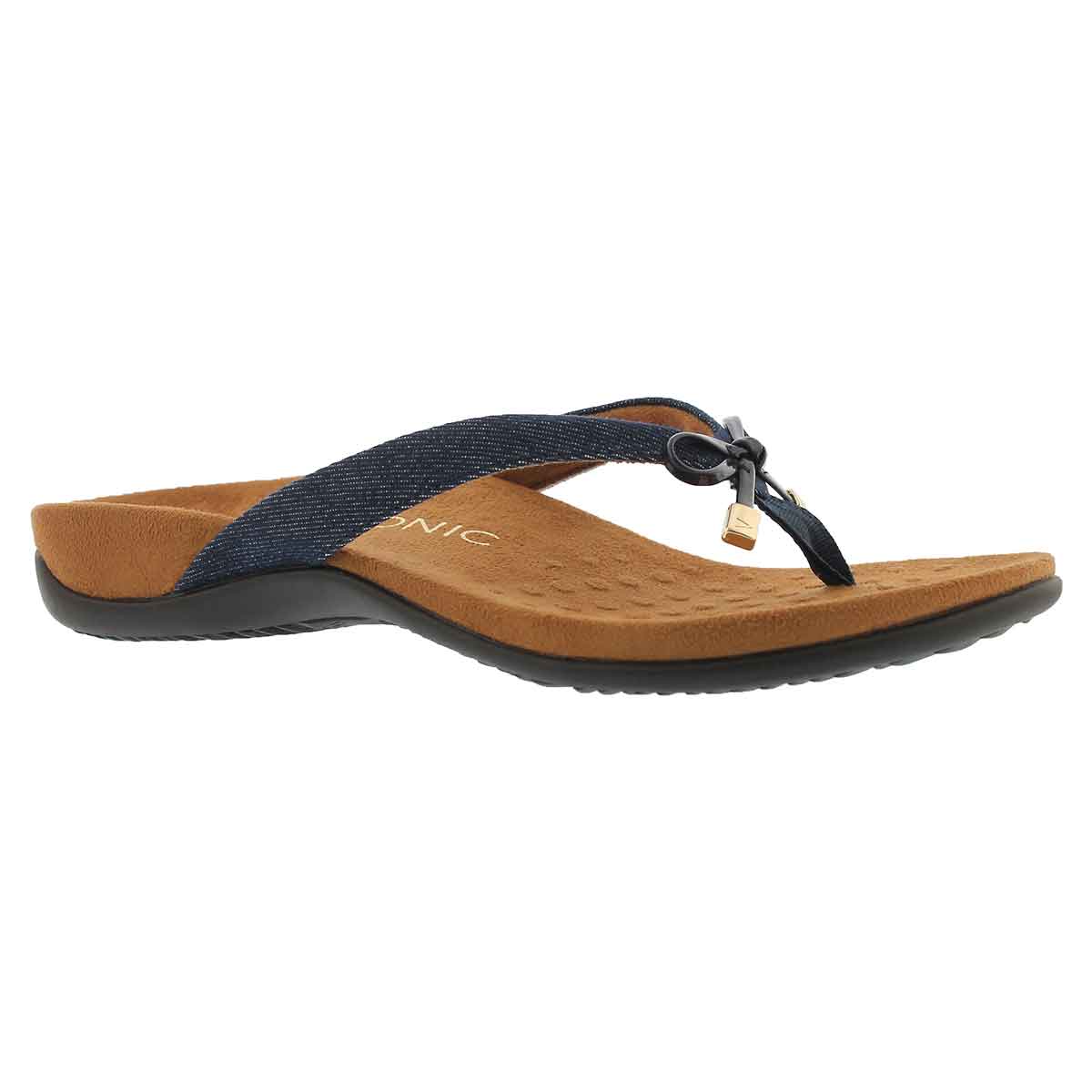 Women's BELLA II denim arch supprt thong sandals