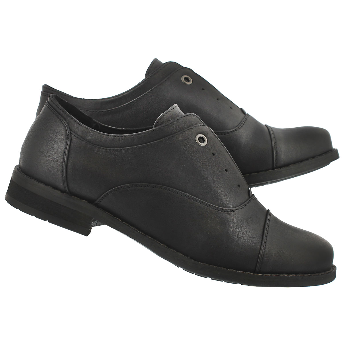 Lds Benicia blk laceless oxford