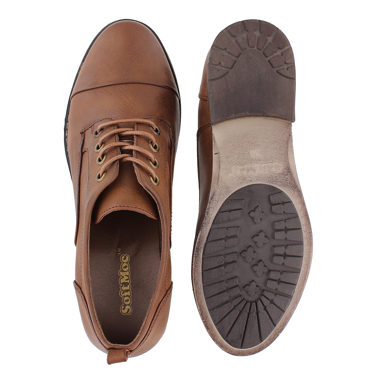 Lds Besilia rust lace up oxford