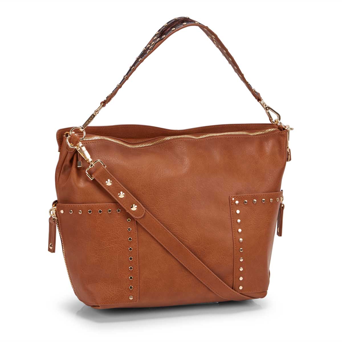 Women's BFRAN cognac hobo bag