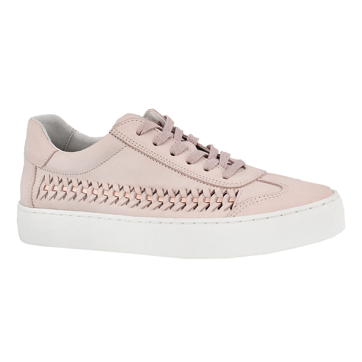 Women's BIANA pink casual lace up sneakers