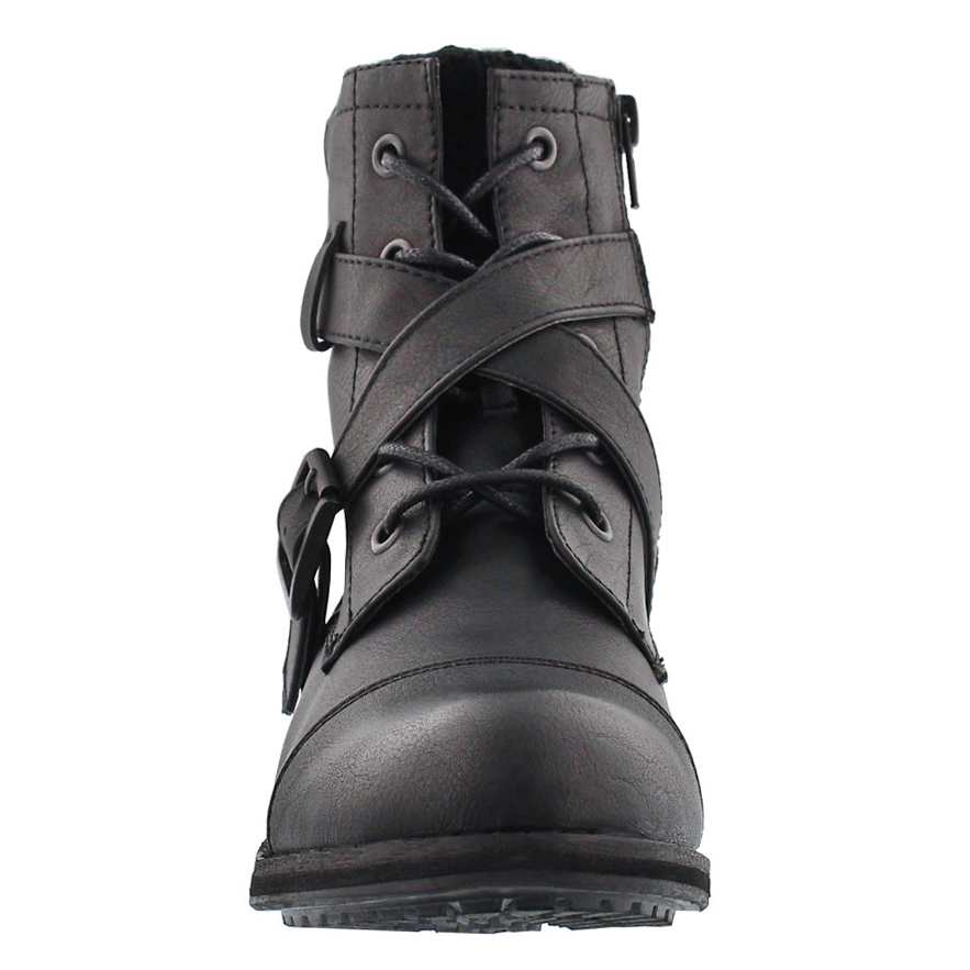 Lds Bindi black casual ankle boot