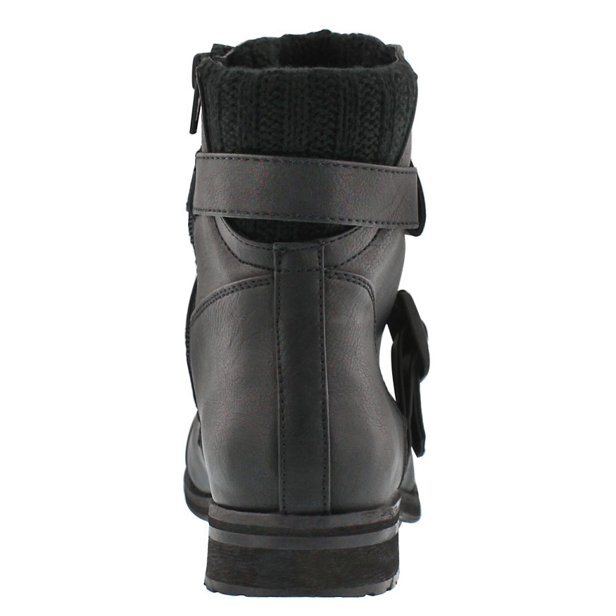 Lds Bindi black casual ankle boot