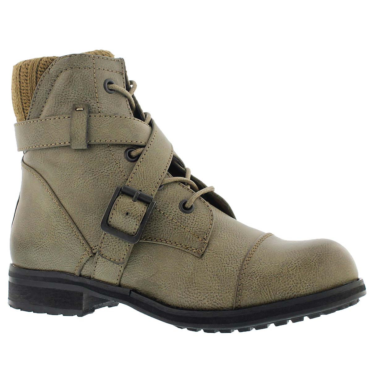 Women's BINDI taupe casual ankle boots