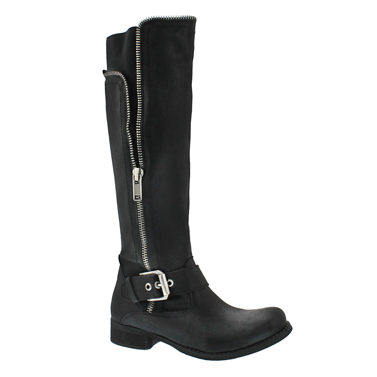 Lds Birgitta blk riding boot