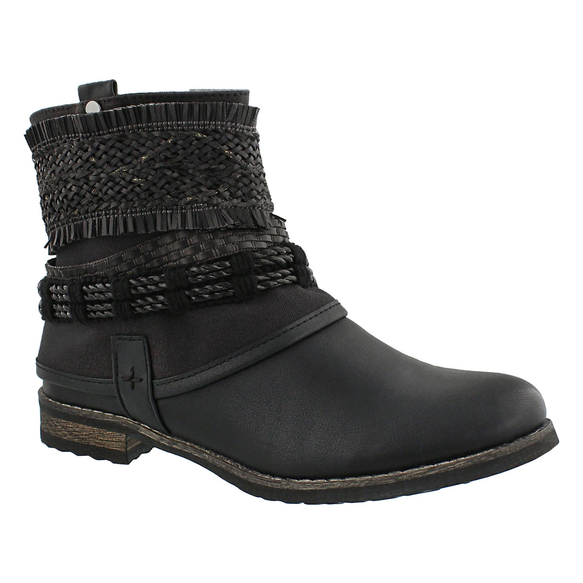 Women's BIZOU 2 black casual ankle boots